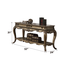 ACME Ragenardus Sofa Table – back view – Lusso Furniture Miami