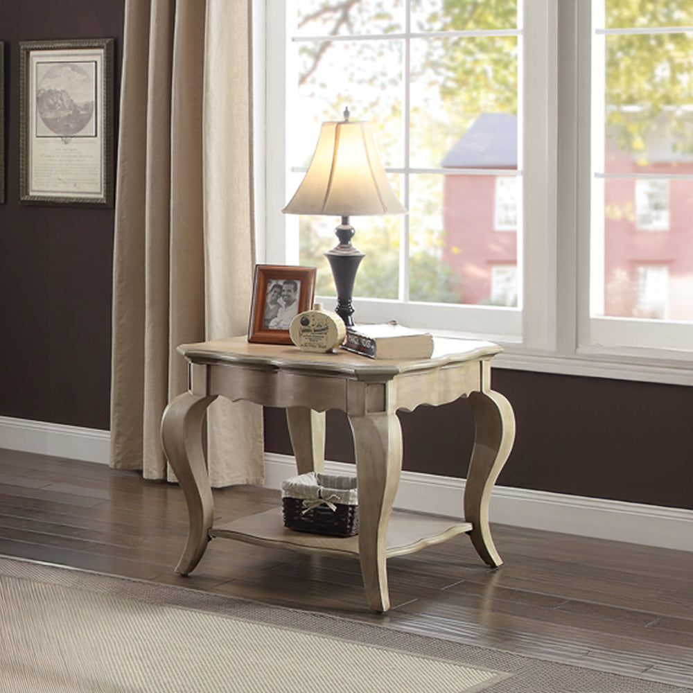 ACME Chelmsford End Table – front view – Lusso Furniture Miami