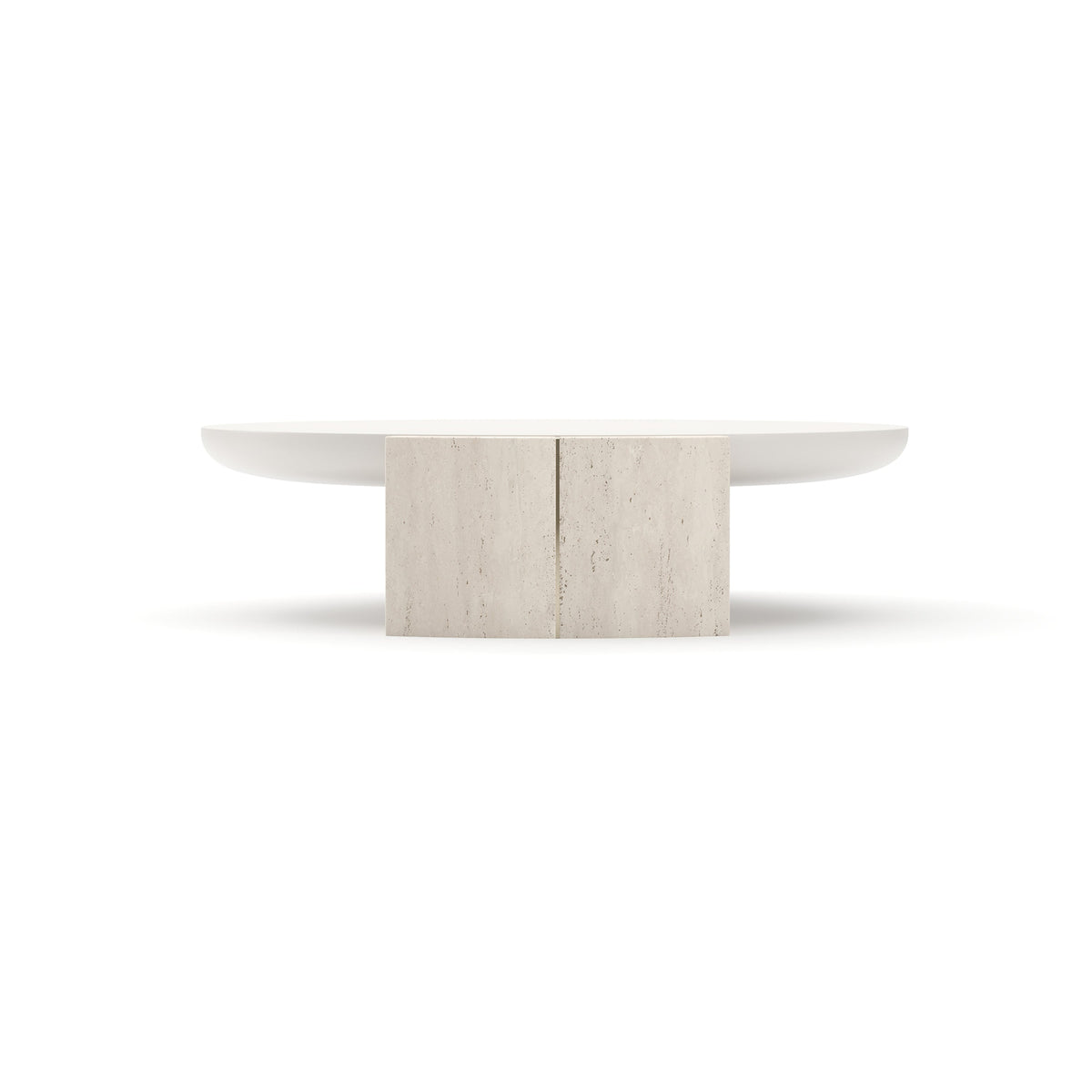 Caracole Overlap Round Cocktail Table – detail – Lusso Furniture Miami