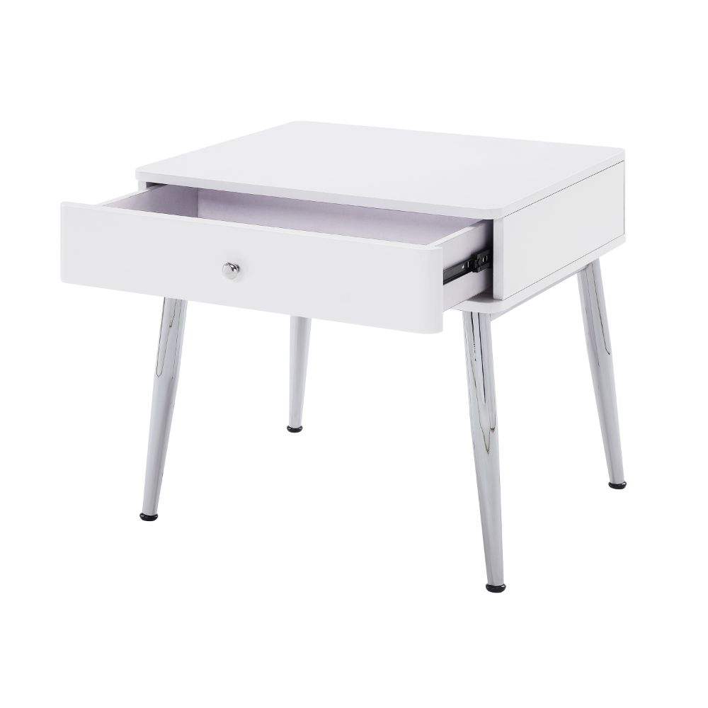 ACME Weizor End Table – front view – Lusso Furniture Miami