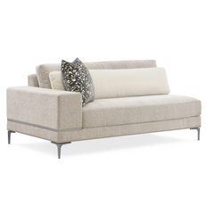 Caracole Repetition Left Facing Loveseat – side view – Lusso Furniture Miami