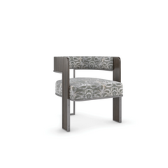 Caracole Streamliner Chair – side view – Lusso Furniture Miami