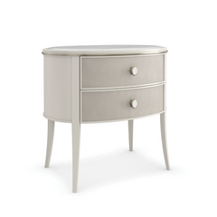 Caracole Bruges Nightstand – side view – Lusso Furniture Miami