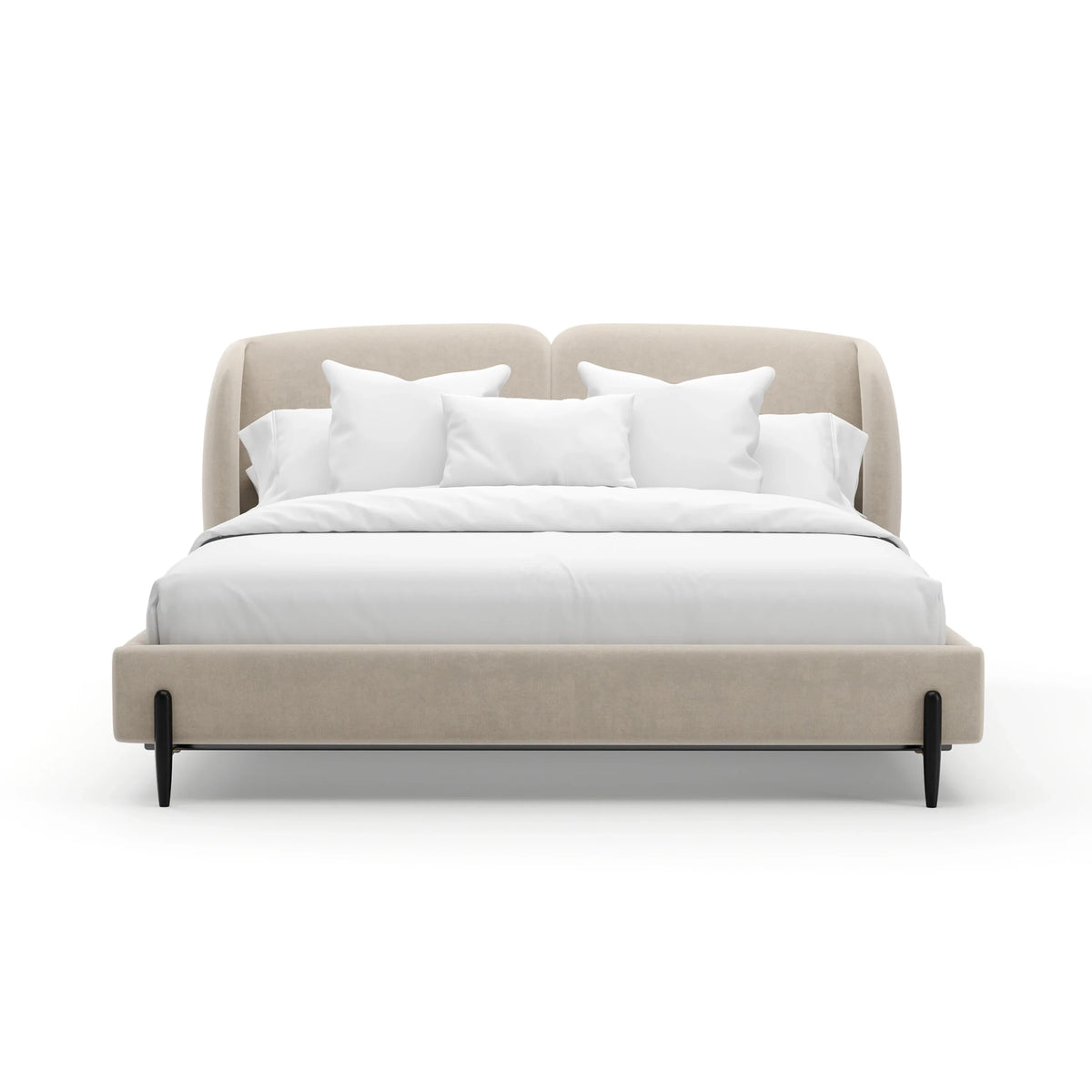 Caracole Madera Bed – front view – Lusso Furniture Miami