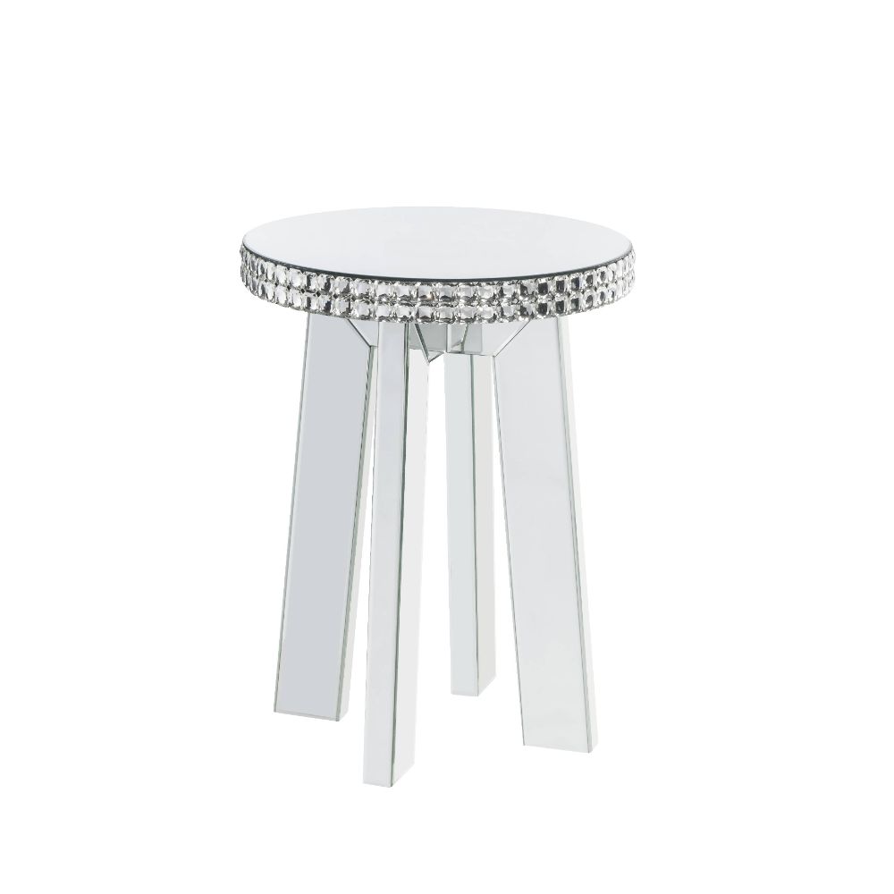 ACME Lotus End Table – front view – Lusso Furniture Miami