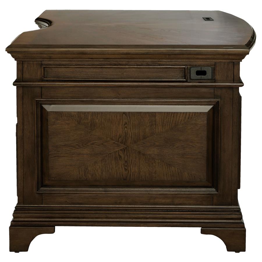 Hartshill 72-inch 7-drawer Executive Desk Burnished Oak-zoom-5