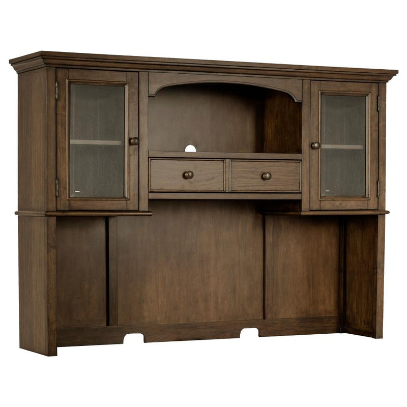 Hartshill 2-door Hutch with Shelves Burnished Oak-zoom-