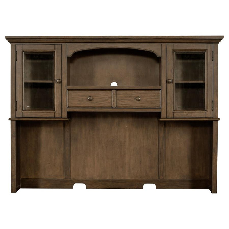 Hartshill 2-door Hutch with Shelves Burnished Oak-zoom-