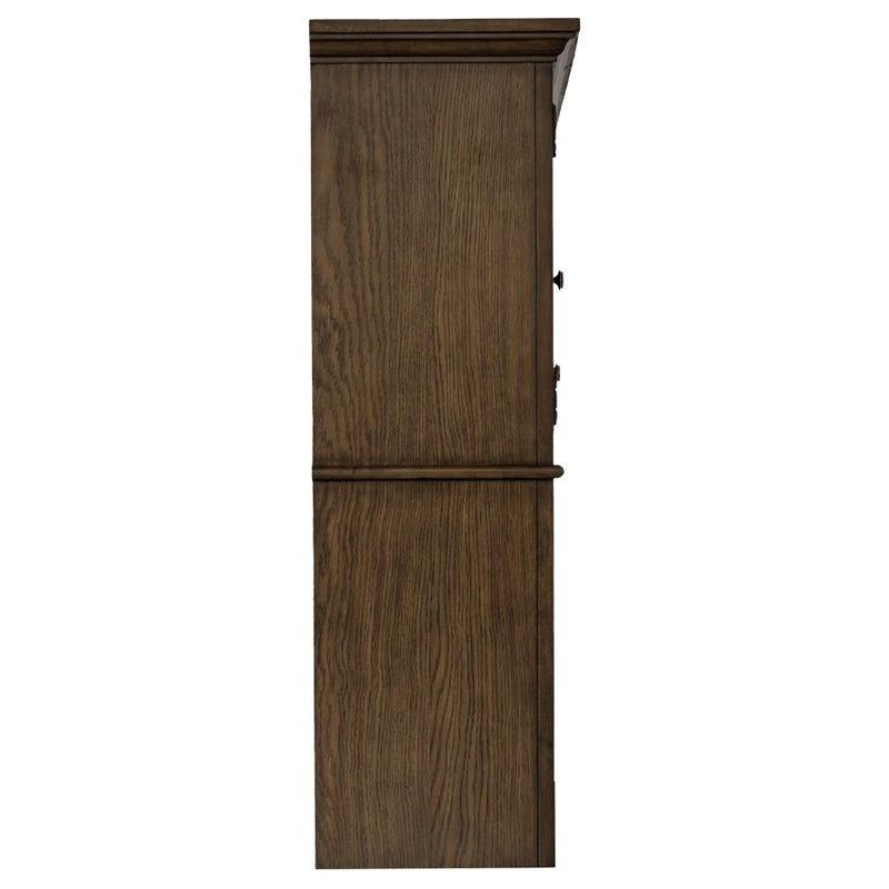 Hartshill 2-door Hutch with Shelves Burnished Oak-zoom-