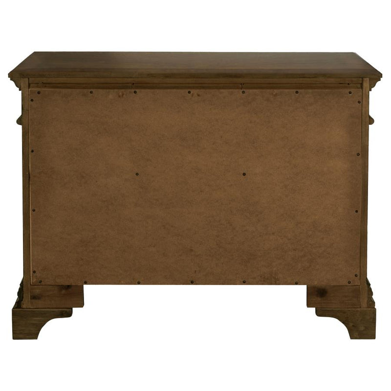Hartshill 5-drawer Home Office File Cabinet Burnished Oak-zoom-