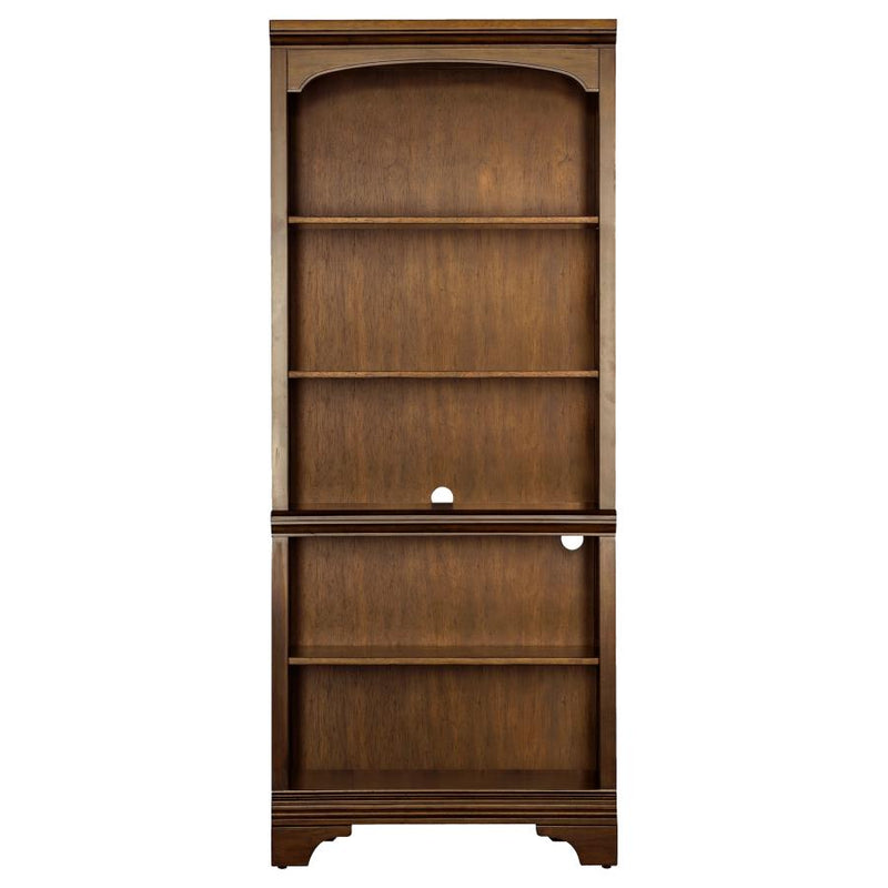Hartshill 78-inch 5-shelf Bookcase Burnished Oak-zoom-
