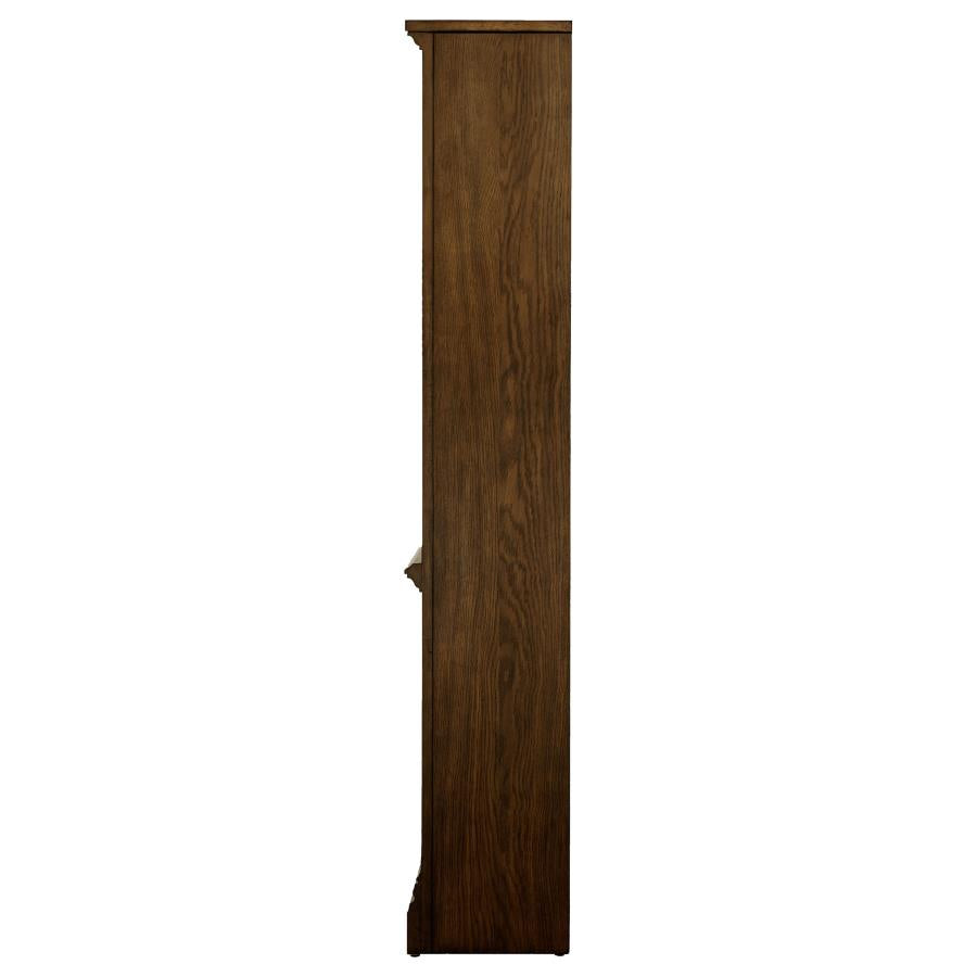 Hartshill 78-inch 5-shelf Bookcase Burnished Oak-zoom-4