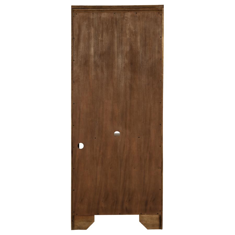 Hartshill 78-inch 5-shelf Bookcase Burnished Oak-zoom-6