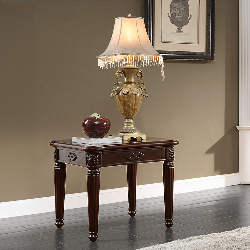 ACME Chateau De Ville End Table – front view – Lusso Furniture Miami