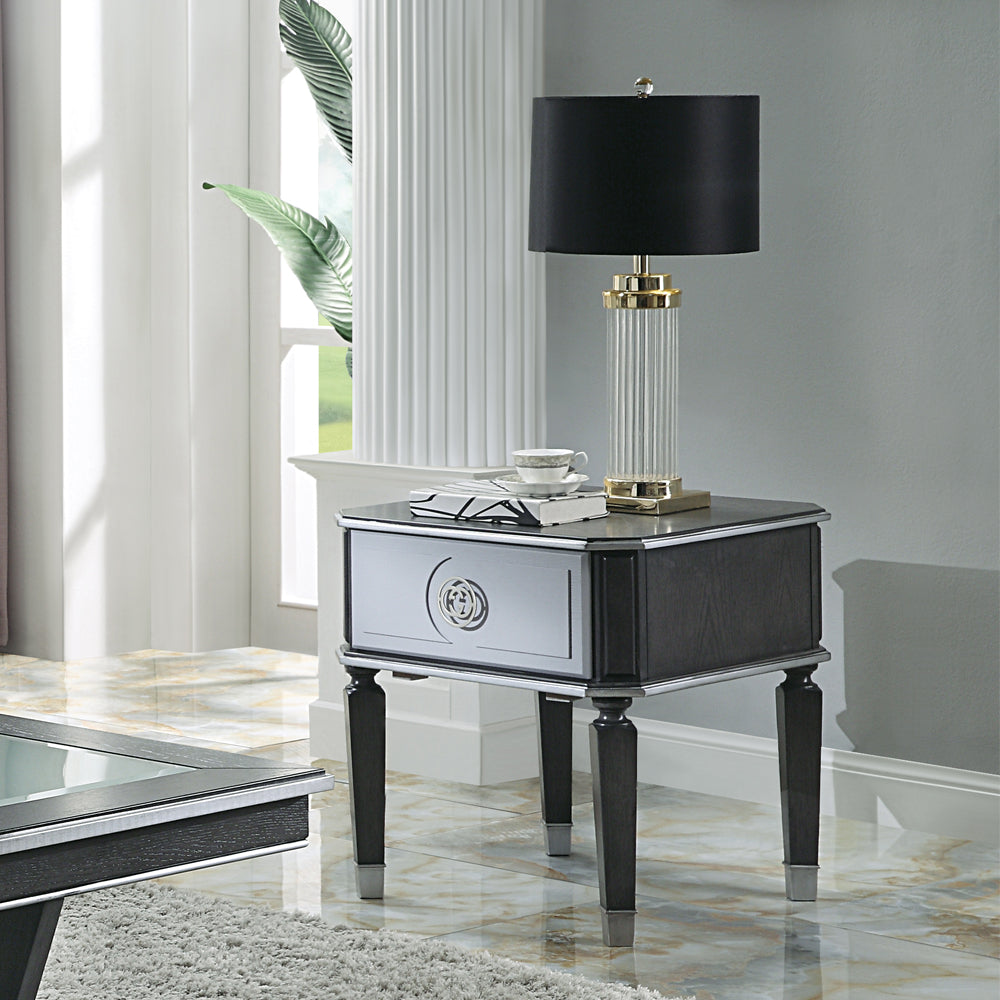 ACME House Beatrice End Table – front view – Lusso Furniture Miami