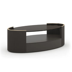 Caracole Love Oval Cocktail Table – view 12 – Lusso Furniture Miami