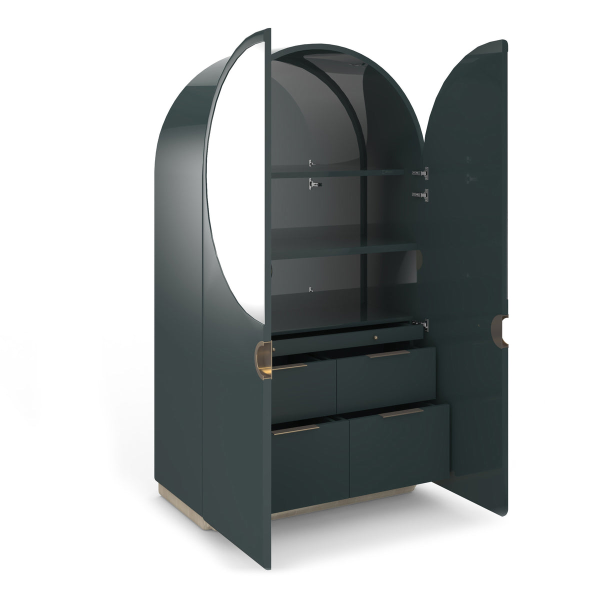 Caracole Gelee Armoire – room setting – Lusso Furniture Miami