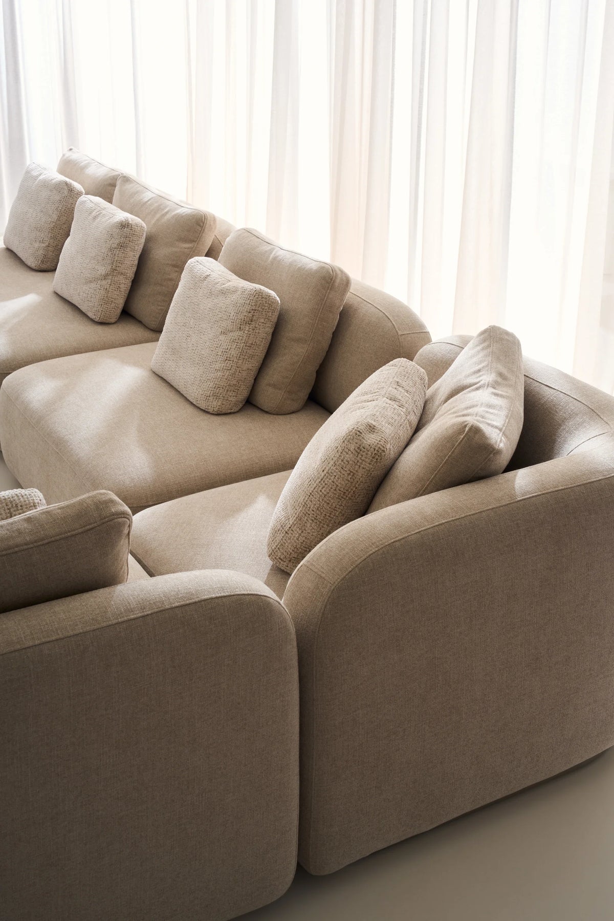 Caracole Sasso Sectional – view 16 – Lusso Furniture Miami