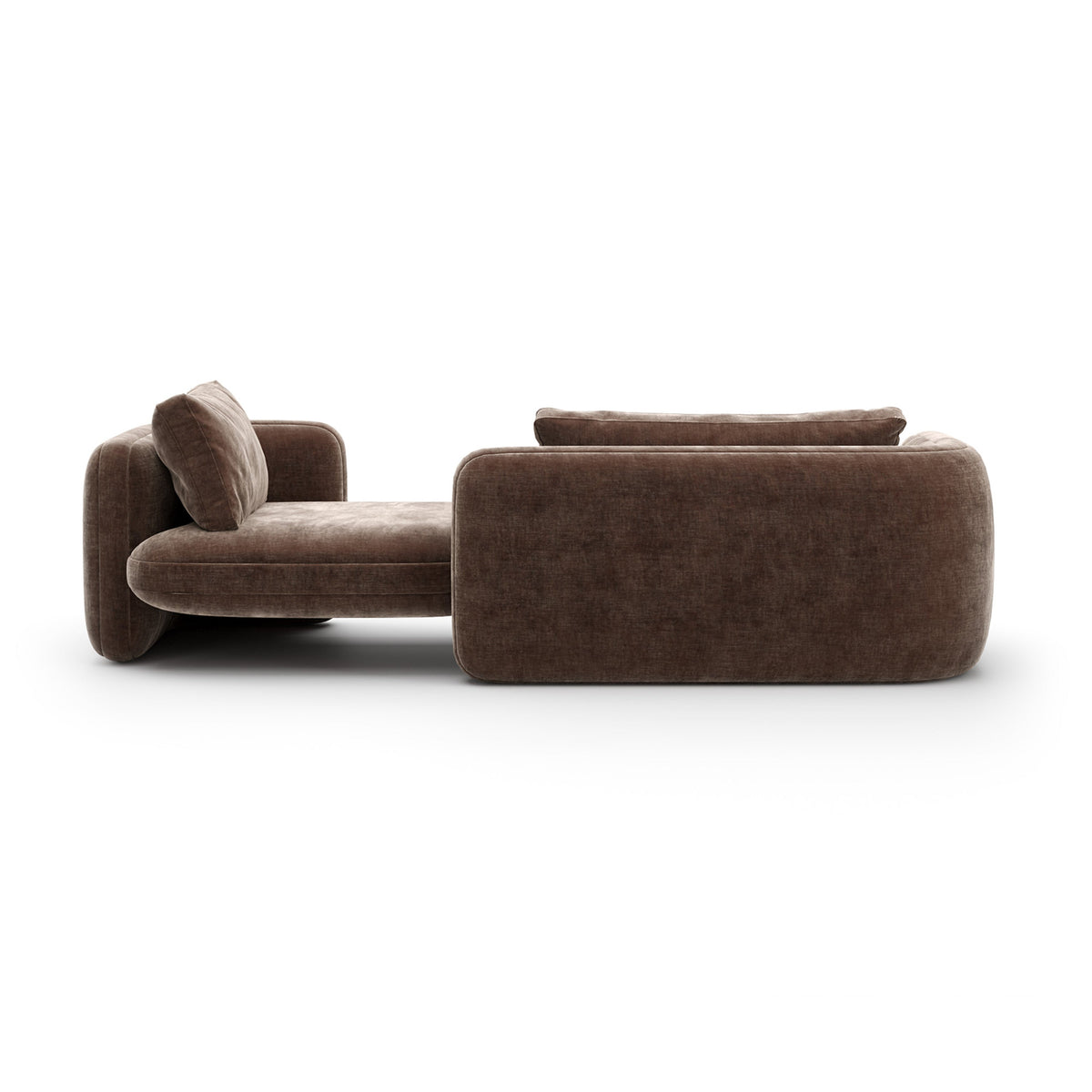 Caracole Overlap Chaise – detail – Lusso Furniture Miami