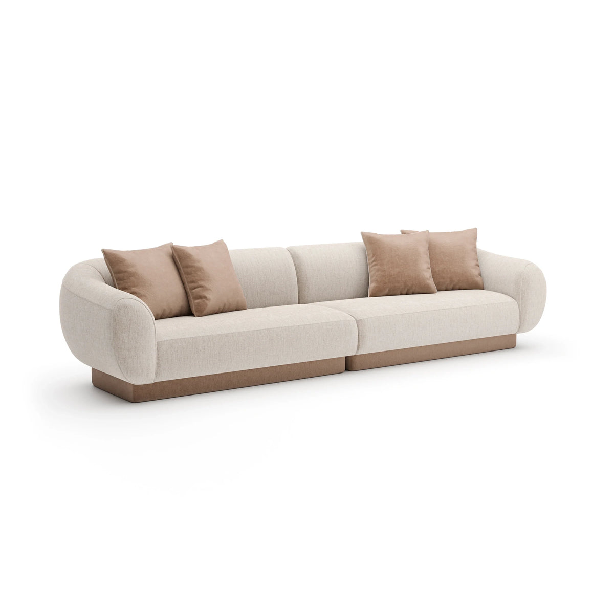 Caracole Seta Sectional – top view – Lusso Furniture Miami