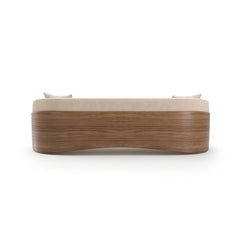 Caracole Fleur Wood Back Sofa – top view – Lusso Furniture Miami