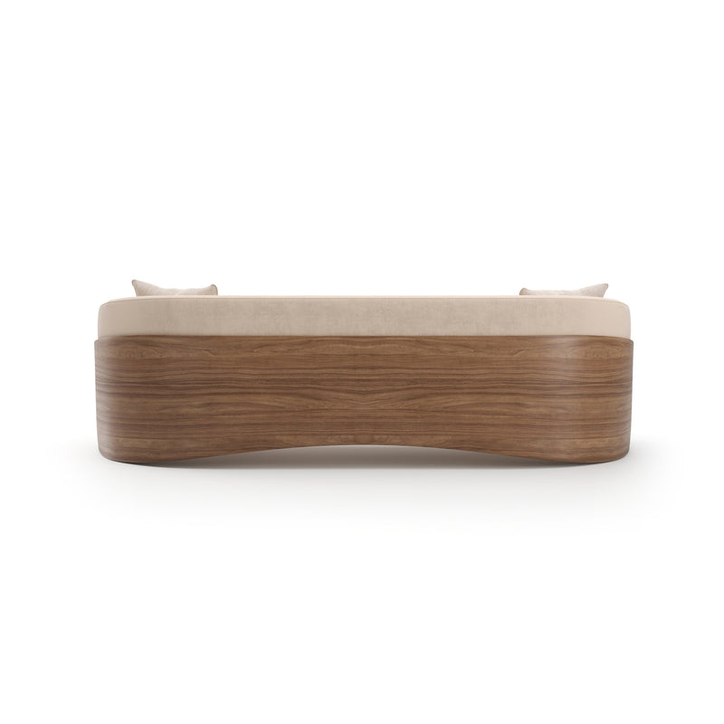 Caracole Fleur Wood Back Sofa-zoom-