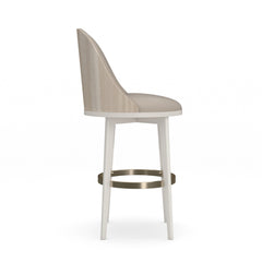 Caracole Another Round Bar Stool – close-up – Lusso Furniture Miami