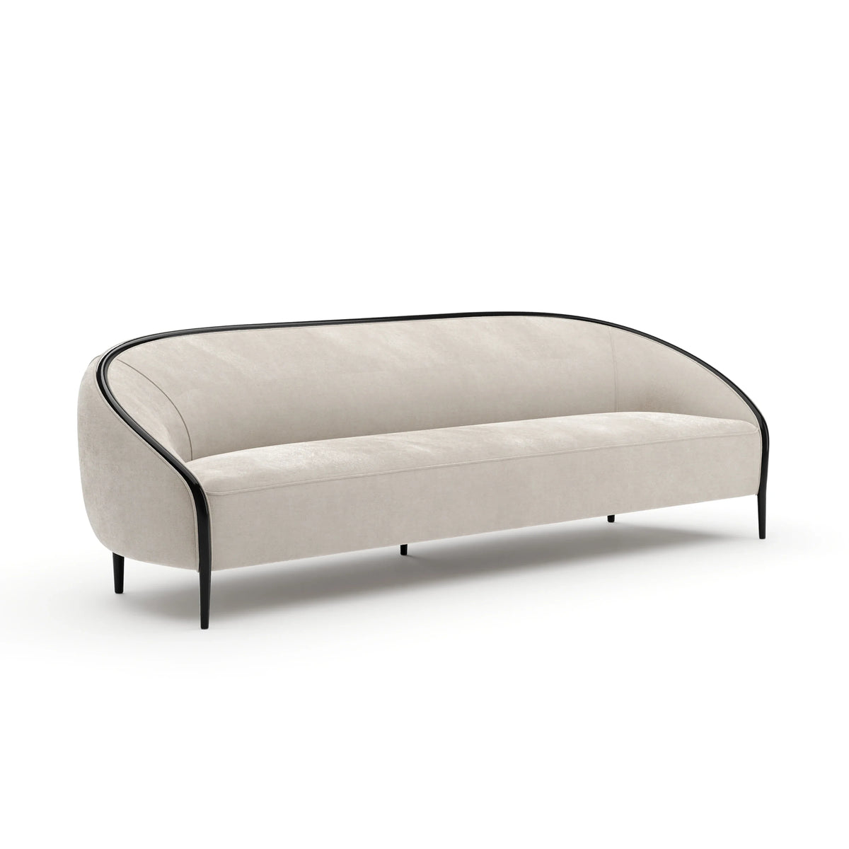 Caracole Petit Sofa – front view – Lusso Furniture Miami