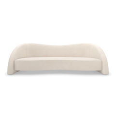 Caracole Movement Ivory Sofa – front view – Lusso Furniture Miami