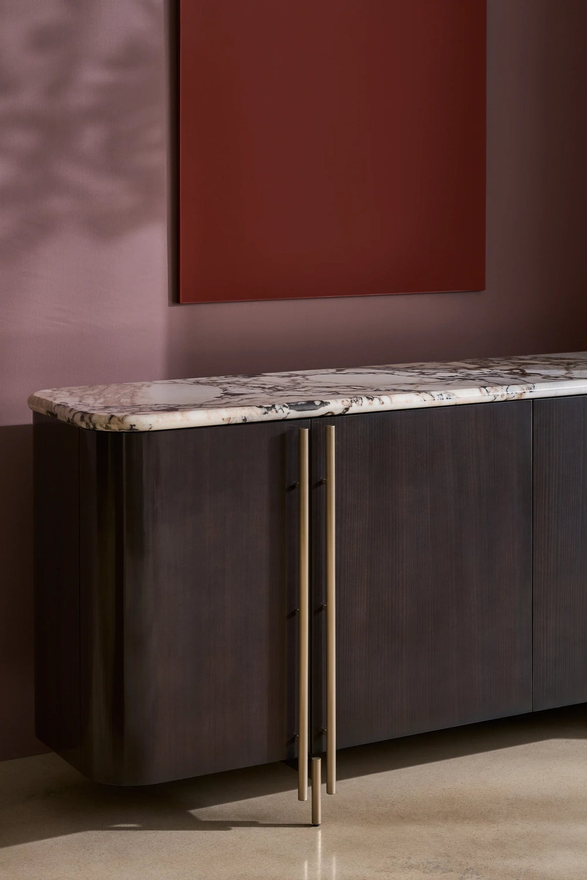 Caracole Vena Sideboard – side view – Lusso Furniture Miami