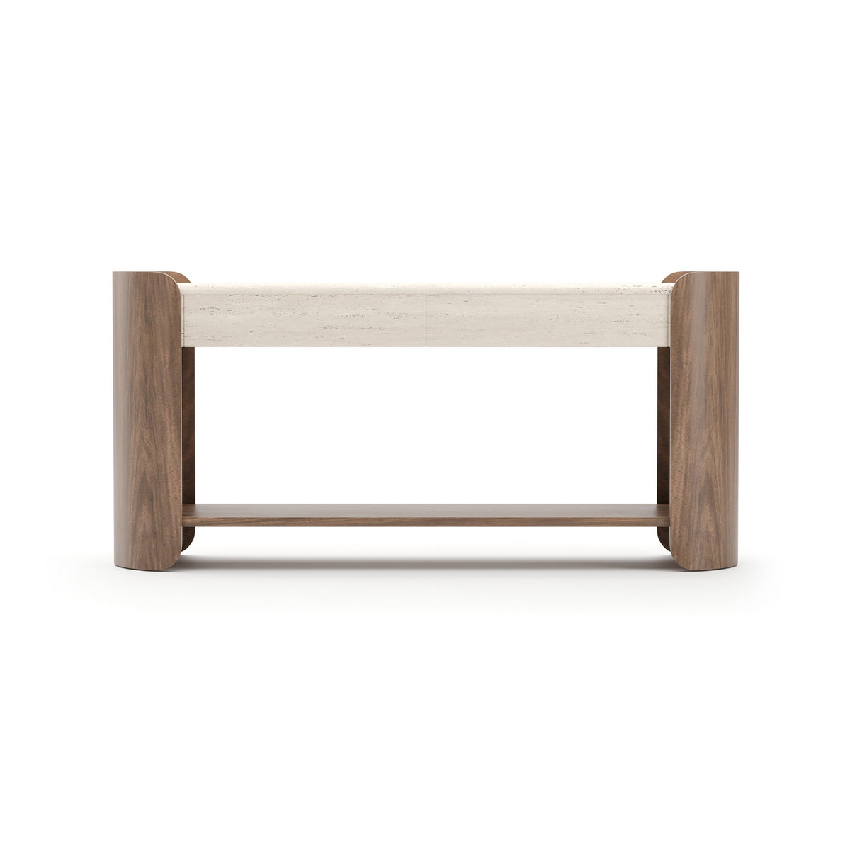Caracole Fleur Console Table – front view – Lusso Furniture Miami