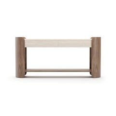 Caracole Fleur Console Table – front view – Lusso Furniture Miami