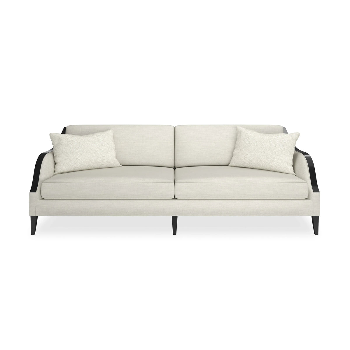Caracole Pitch Perfect Sofa – front view – Lusso Furniture Miami
