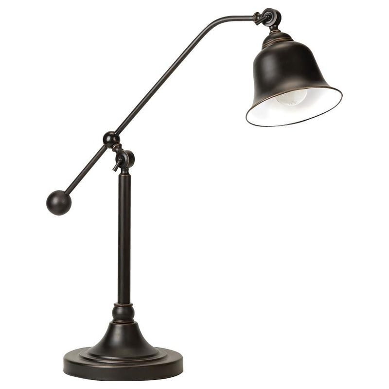 Eduardo 25-inch Bell Down Bridge Table Lamp Dark Bronze-zoom-