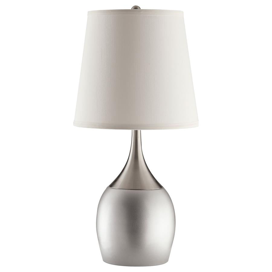 Tenya 24-inch Empire Shade Urn Table Lamp Silver (Set of 2)-zoom-3