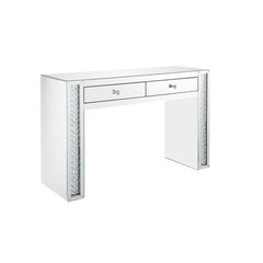 ACME Nysa Vanity Desk – front view – Lusso Furniture Miami