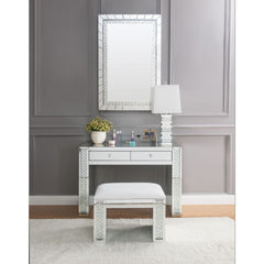 ACME Nysa Vanity Desk – back view – Lusso Furniture Miami