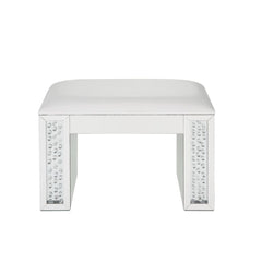 ACME Nysa Vanity Stool – angle view – Lusso Furniture Miami