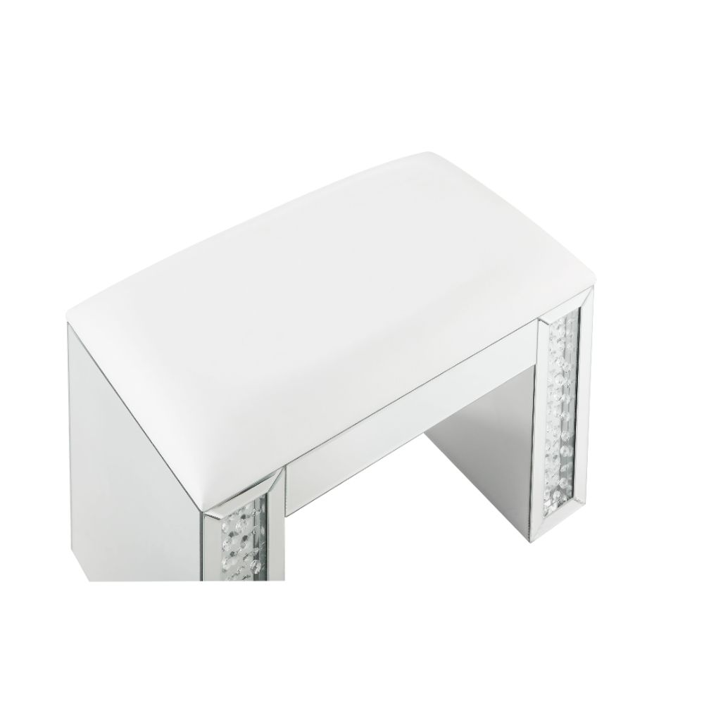 ACME Nysa Vanity Stool – detail – Lusso Furniture Miami