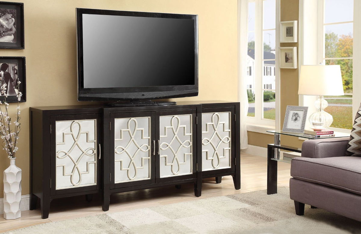 ACME Kacia Console Cabinet – front view – Lusso Furniture Miami