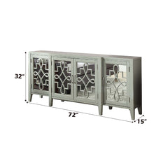 ACME Kacia Console Cabinet – room setting – Lusso Furniture Miami