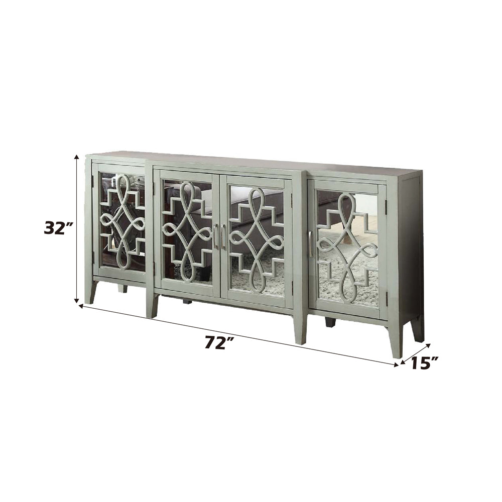 ACME Kacia Console Cabinet – room setting – Lusso Furniture Miami