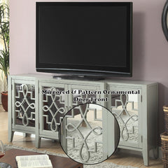 ACME Kacia Console Cabinet – back view – Lusso Furniture Miami