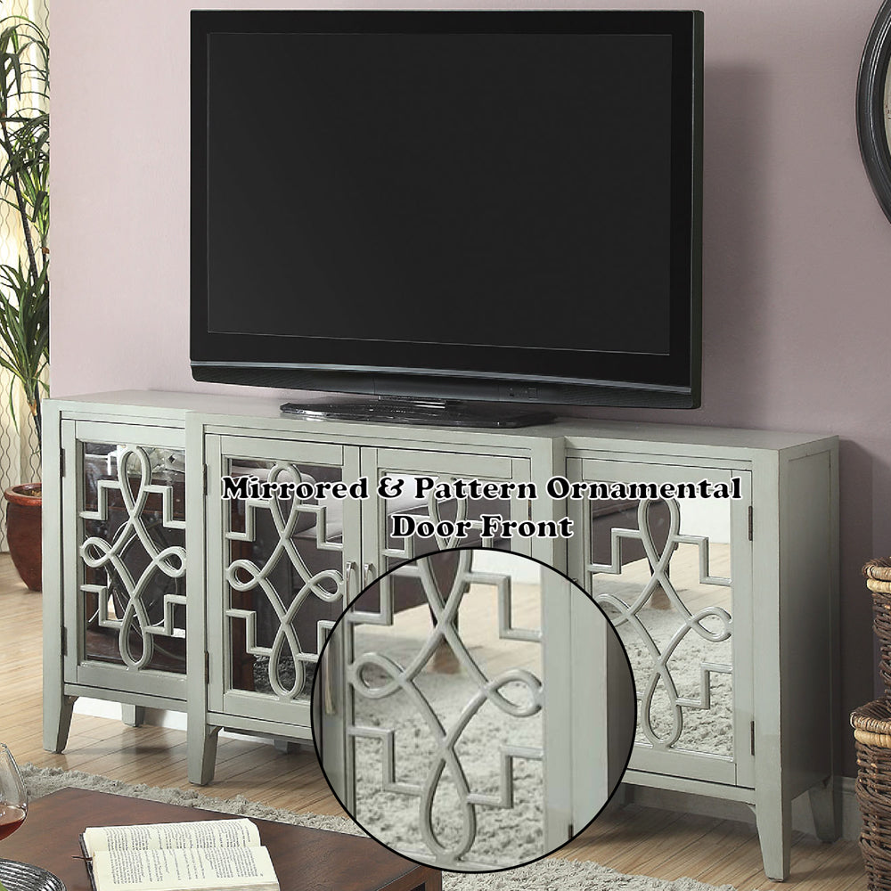 ACME Kacia Console Cabinet – back view – Lusso Furniture Miami