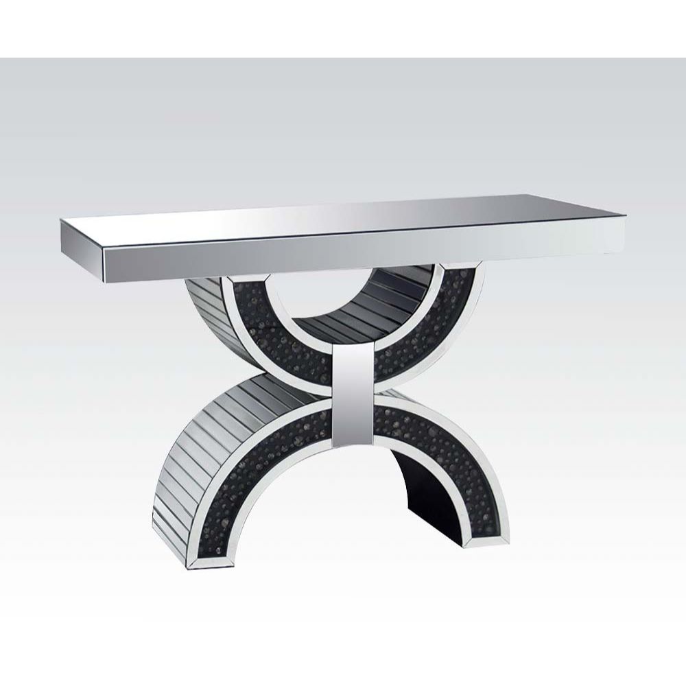 ACME Nysa Console Table – front view – Lusso Furniture Miami