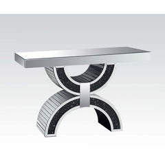 ACME Nysa Console Table – front view – Lusso Furniture Miami