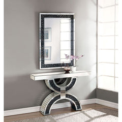 ACME Nysa Console Table – side view – Lusso Furniture Miami