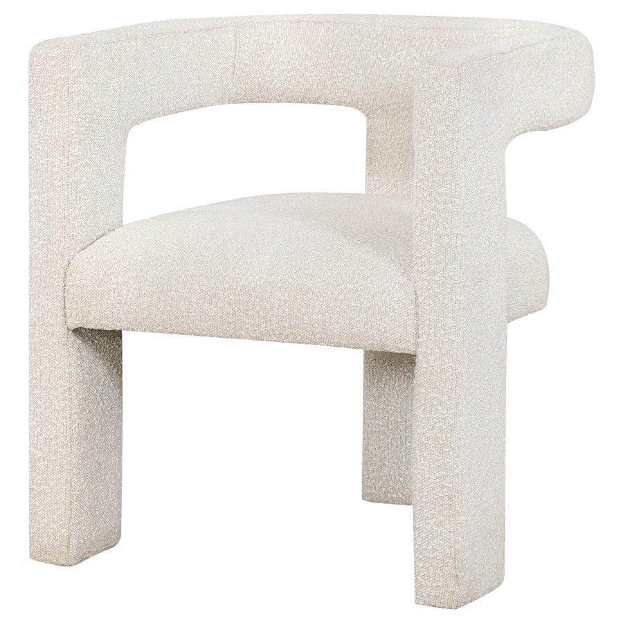 Petra Boucle Upholstered Accent Side Chair White-zoom-4
