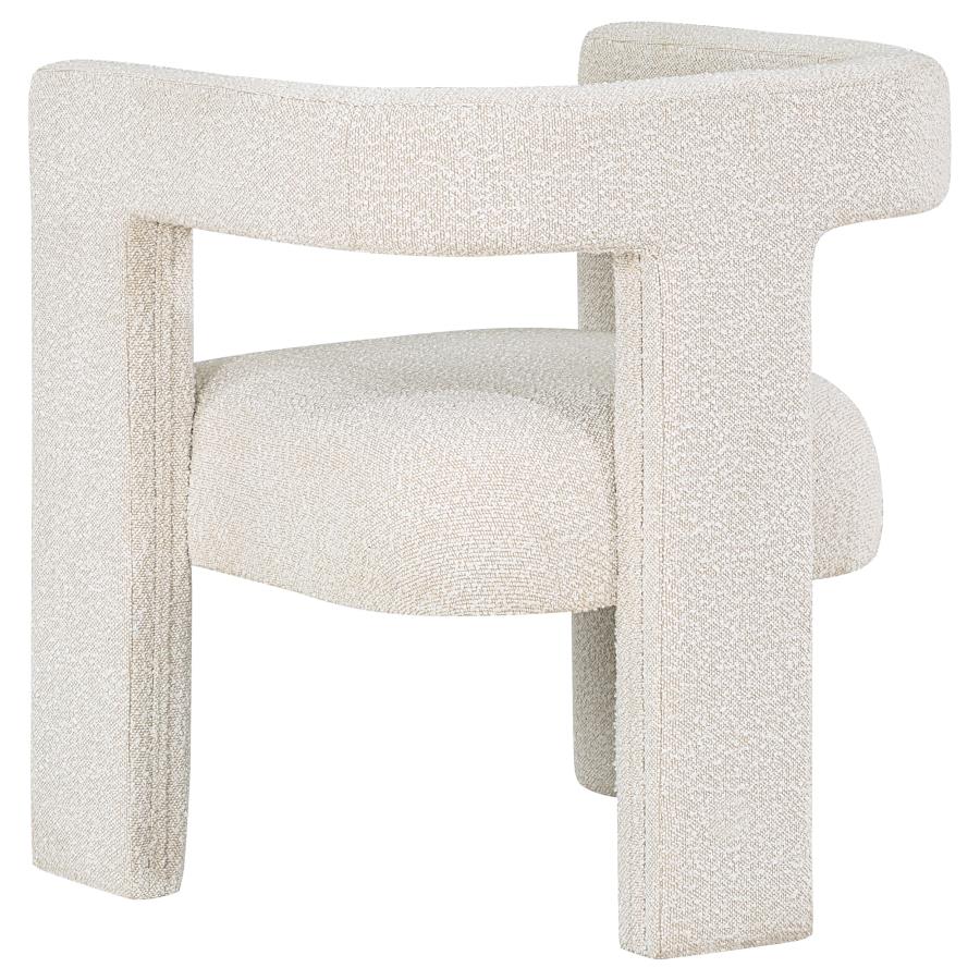 Petra Boucle Upholstered Accent Side Chair White-zoom-6