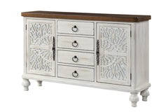 ACME Vermont Console Cabinet – angle view – Lusso Furniture Miami
